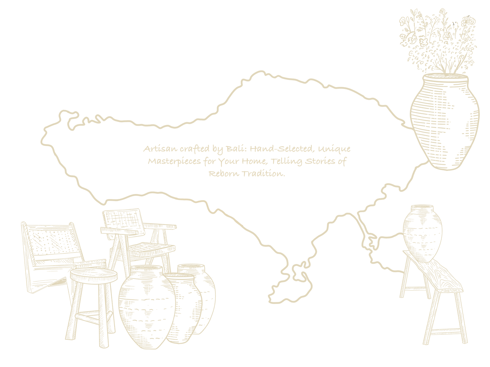 Karte der CASA NOLA Wurzeln in Bali